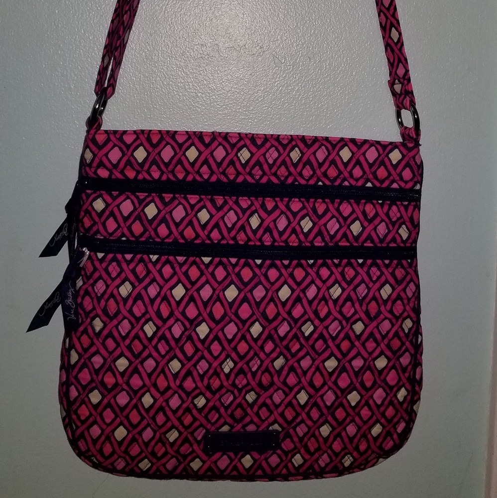 Vera Bradley pink diamonds crossbody purse